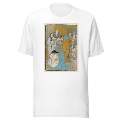 Who are you, strange maiden! and what is the meaning of your prayer by Maud Hunt Squire T-Shirt