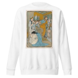 Who are you, strange maiden! and what is the meaning of your prayer by Maud Hunt Squire Sweatshirt