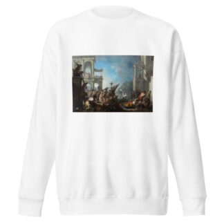 Abduction of The Sabine Women by Johann Heinrich Schönfeld Sweatshirt