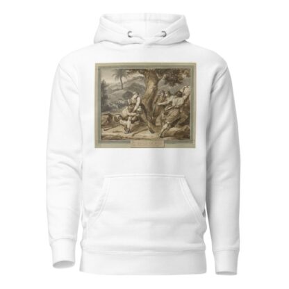 Telemachus Battles the Lion, from The Adventures of Telemachus, Book 2 by Bartolomeo Pinelli Hoodie