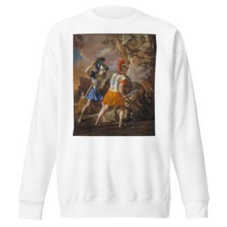 The Companions of Rinaldo by Nicolas Poussin Sweatshirt