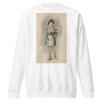 Miss Bessie Hatton [as Hamlet] by Bernard Partridge Sweatshirt