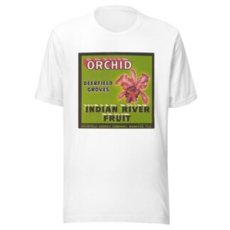 Orchid Citrus Label by Anonymous T-Shirt