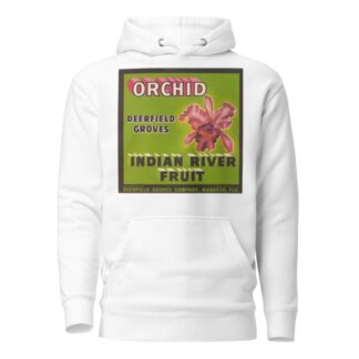 Orchid Citrus Label by Anonymous Hoodie
