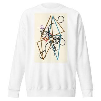 Linien geometrisch und gewellt by Myriam Thyes Sweatshirt
