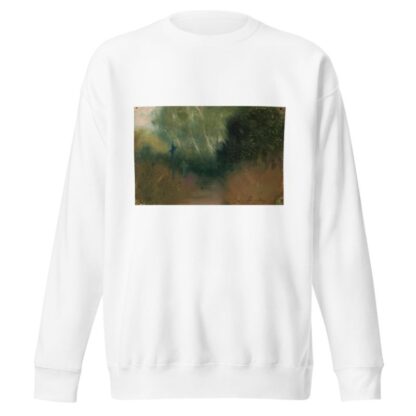 Graveyard at dusk by Czesław Pełczyński Sweatshirt
