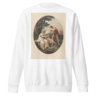Cupid and Cephisa by Angelica Kauffmann Sweatshirt