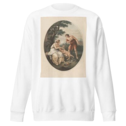Cupid and Cephisa by Angelica Kauffmann Sweatshirt