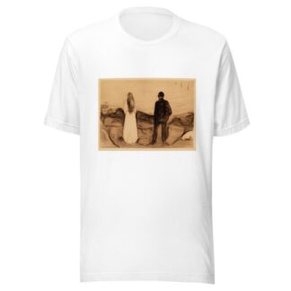 Two Human Beings. The Lonely Ones by Edvard Munch T-Shirt