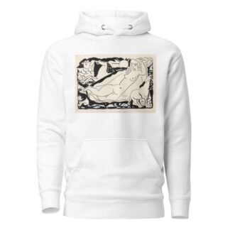 Venus Vignet voor boek ‘L’art Hollandais contemporain’ van Paul Fierens; liggend naakt met daarbij afgebeeld twee paarden en twee duiven by Leo Gestel Hoodie