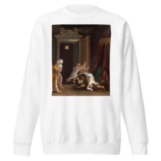 Paris and Helena Surprised by Menelaus by Toussaint Gelton Sweatshirt