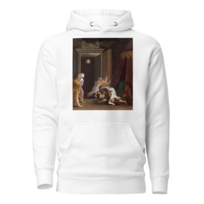 Paris and Helena Surprised by Menelaus by Toussaint Gelton Hoodie
