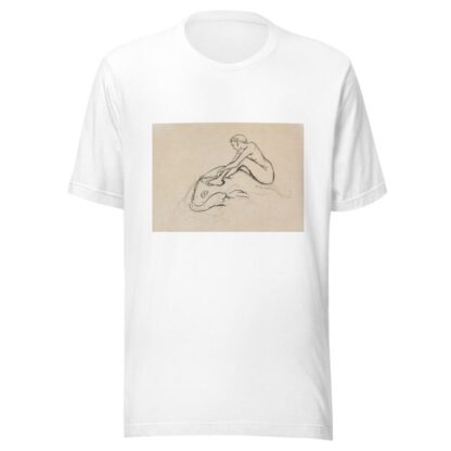 Meerjungfrau auf Fisch reitend by Heinrich Vogeler T-Shirt