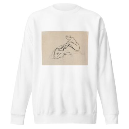 Meerjungfrau auf Fisch reitend by Heinrich Vogeler Sweatshirt