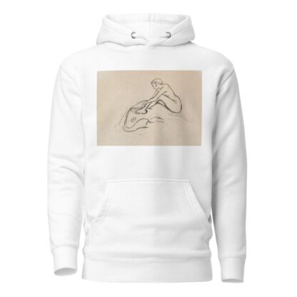 Meerjungfrau auf Fisch reitend by Heinrich Vogeler Hoodie