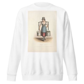 Milk girl by Thomas Lord Busby Sweatshirt
