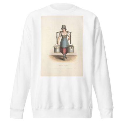 Milk girl by Thomas Lord Busby Sweatshirt