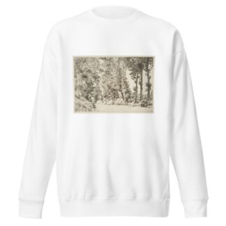 Rue des Bruyères, à Sèvres by Félix Bracquemond Sweatshirt