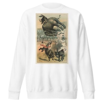 A new bull in the ring by Friedrich Graetz Sweatshirt