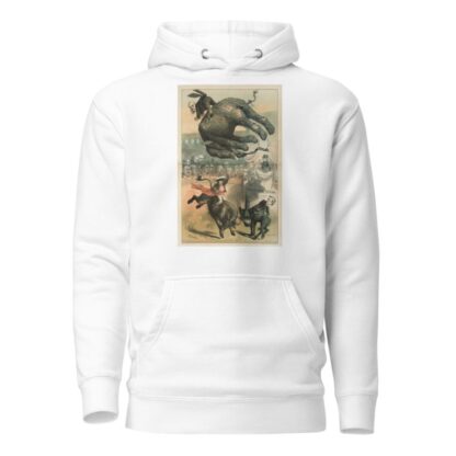 A new bull in the ring by Friedrich Graetz Hoodie