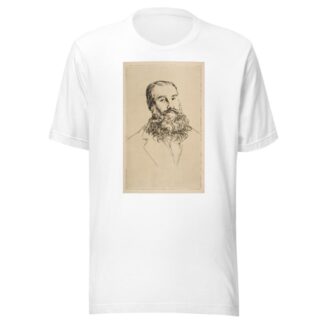 Portrait of Charles Leland by Félix Bracquemond T-Shirt