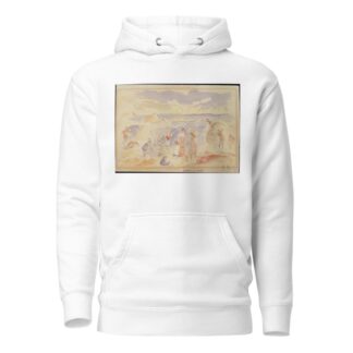 Beach Scene by Pierre-Auguste Renoir Hoodie