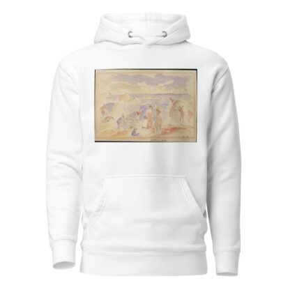 Beach Scene by Pierre-Auguste Renoir Hoodie