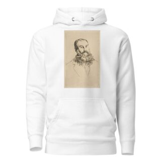 Portrait of Charles Leland by Félix Bracquemond Hoodie
