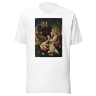 Dante and Virgil in the inferno by Hans Makart T-Shirt