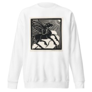 Gevleugeld paard by Henri Jonas Sweatshirt