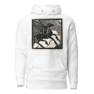 Gevleugeld paard by Henri Jonas Hoodie