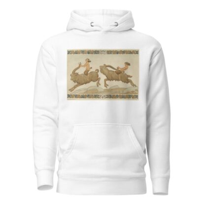 Fauns riding goats by Gerhard Heilmann Hoodie