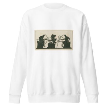 Neptune, Hercules and Mercury fishing from three rocks in the sea by Louis Petit Sweatshirt