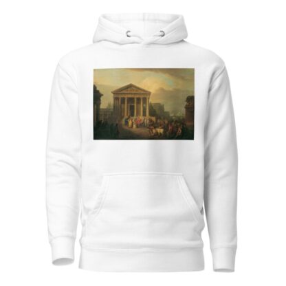 Sacrifice In Front Of A Roman Temple by Vinzenz Fischer Hoodie