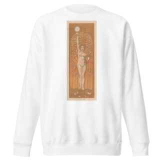 Naakte vrouw met spiegel en weegschaal by Bernard Willem Wierink Sweatshirt