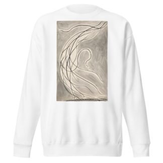 Rhythmic Lines; Dance Abstraction by Abraham Walkowitz Sweatshirt