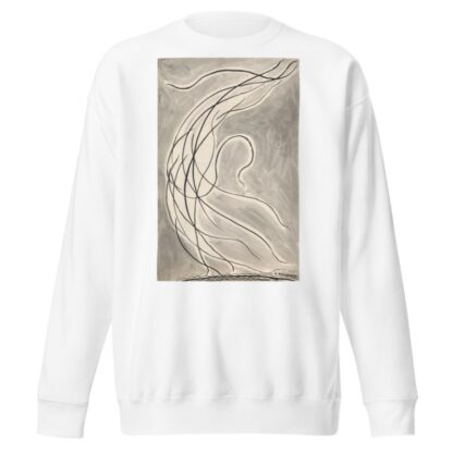 Rhythmic Lines; Dance Abstraction by Abraham Walkowitz Sweatshirt