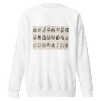 Caricatures of popular songs by John H. Bufford's & Sons Sweatshirt