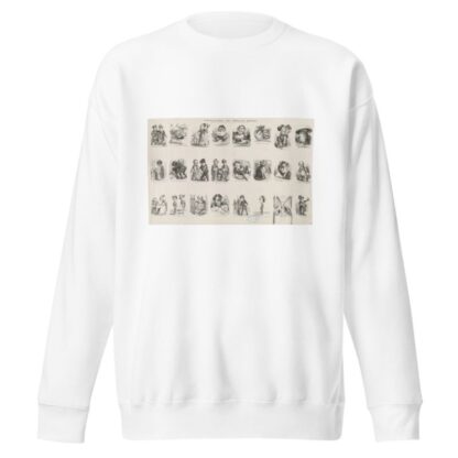 Caricatures of popular songs by John H. Bufford's & Sons Sweatshirt