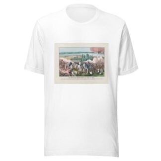 The Battle of Baton Rouge, La. Aug. 4th 1862 by Currier & Ives. T-Shirt