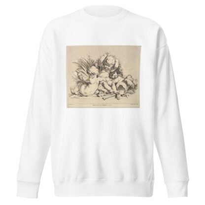 Three Cupids with Military Trophies by Louis-Felix de La Rue Sweatshirt
