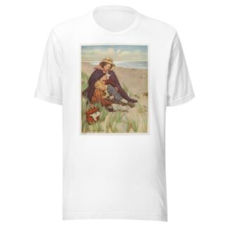 ‘Dear boy!’ said his mother; ‘your father’s the best man in the world by Jessie Willcox Smith T-Shirt