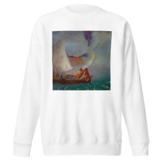La Voile grise by Odilon Redon Sweatshirt