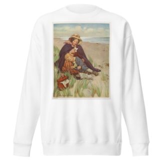 ‘Dear boy!’ said his mother; ‘your father’s the best man in the world by Jessie Willcox Smith Sweatshirt
