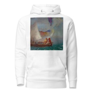 La Voile grise by Odilon Redon Hoodie