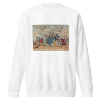The men of paper going to pot or the directors in a stew. by William Heath Sweatshirt