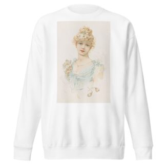 Portrait of a Woman II by Louis Prang & Co. Sweatshirt