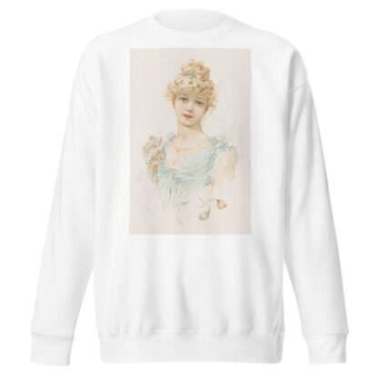 Portrait of a Woman II by Louis Prang & Co. Sweatshirt