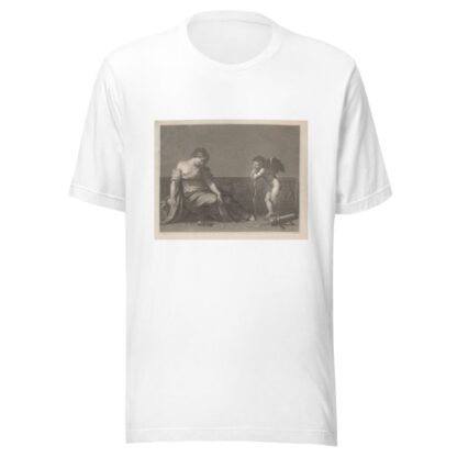 Cupid laughs at the heartbreak he has caused by Jacques Louis Copia T-Shirt