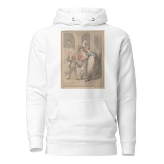 Coming out of the theatre by Thomas Rowlandson Hoodie
